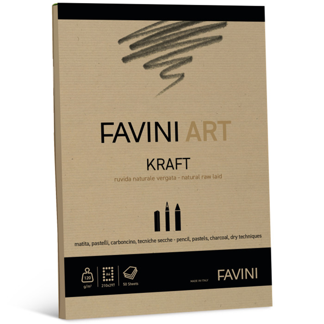 Blocco Art Kraft A4 120gr 50 Fogli