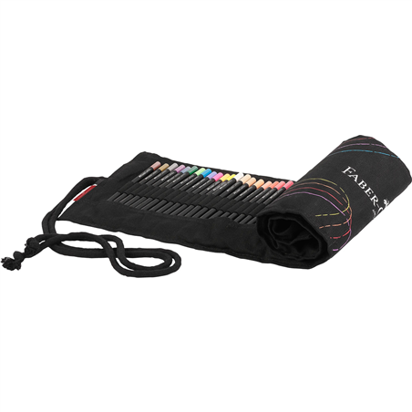 Faber-Castell Black Edition Colour Pencil Roll Set of 72