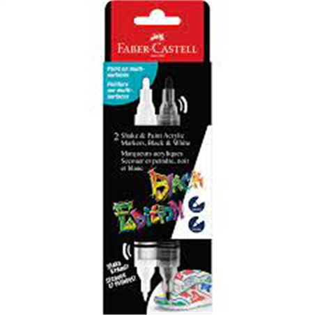 Marker Acrilico Shake & Paint Black Edition Bianco