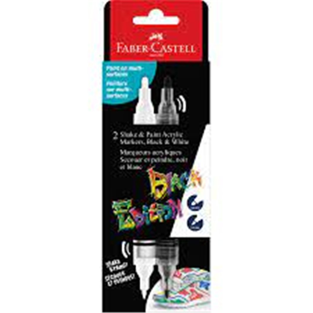 Marker Acrilico Shake & Paint Black Edition Bianco