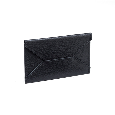Porta Biglietti Da Visita In Pelle Alex Black