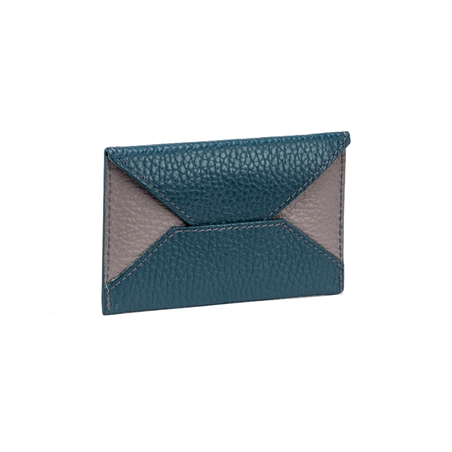 Porta Biglietti Da Visita In Pelle Alex Octanium/grey