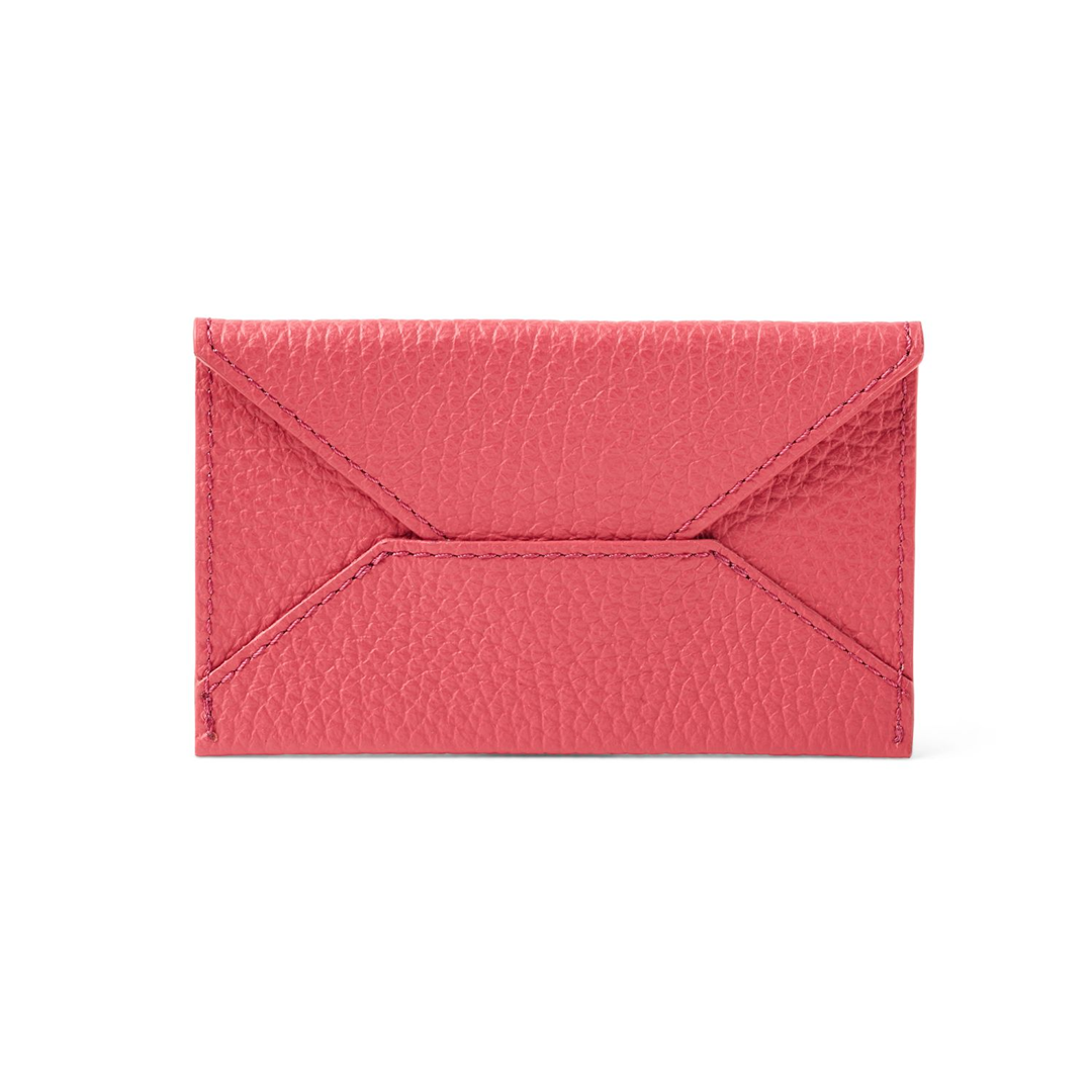 Porta Biglietti Da Visita In Pelle Alex Fucsia