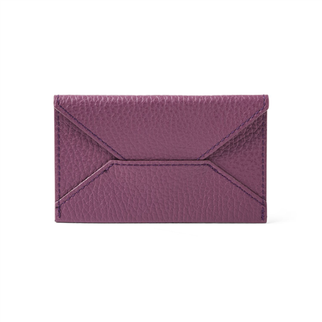 Porta Biglietti Da Visita In Pelle Alex Purple