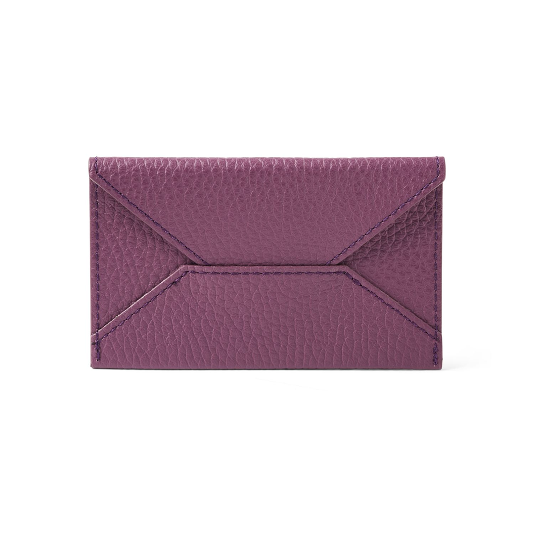 Porta Biglietti Da Visita In Pelle Alex Purple