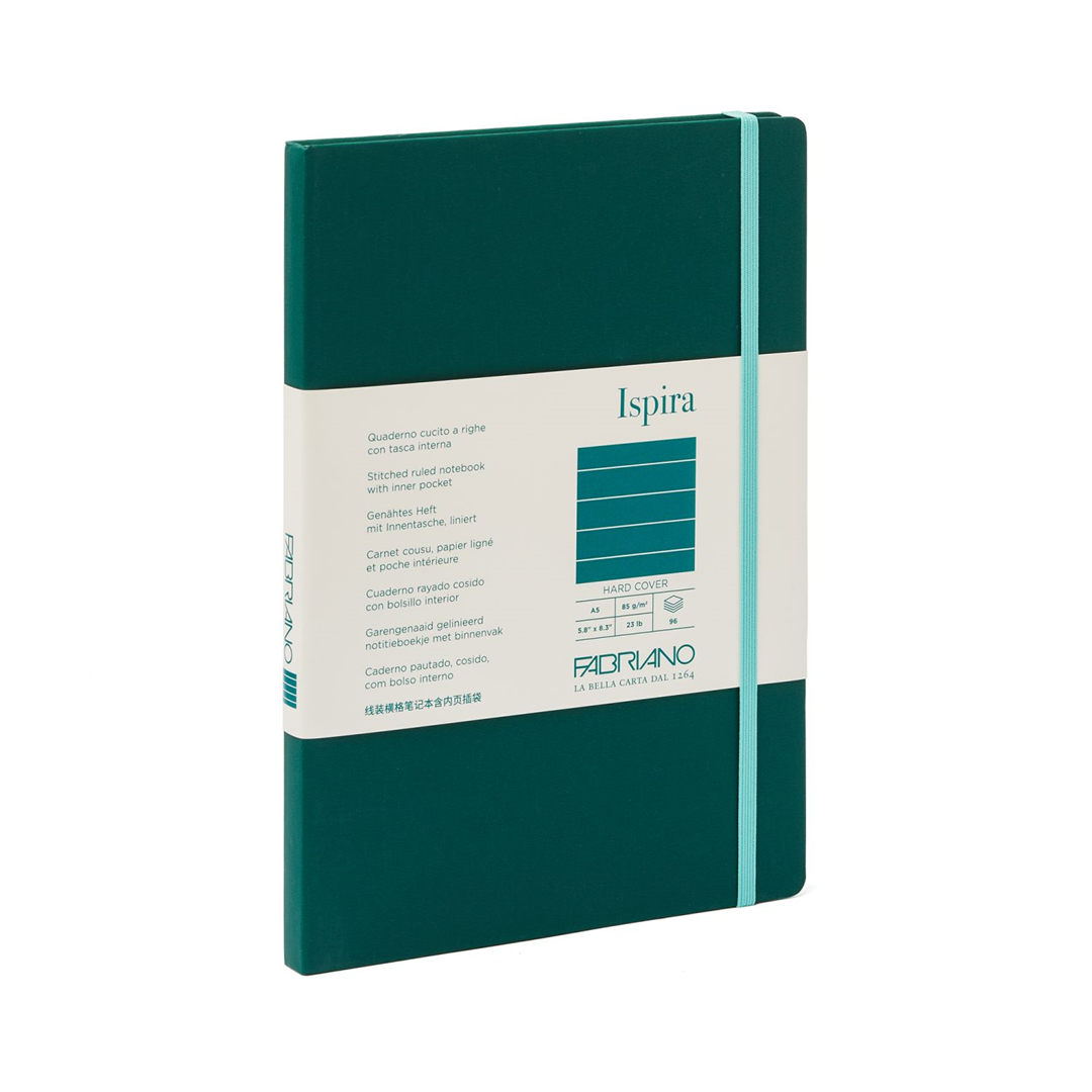Taccuino Ispira Soft A5 Lines 96 Fogli Green