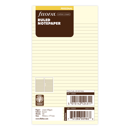 Ricambio  Personal Righe Avorio Cotton Cream