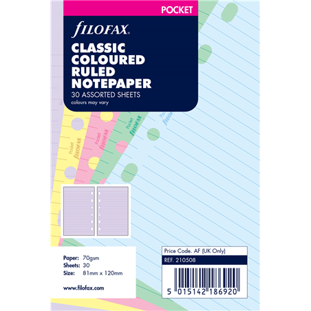 Ricambio  Pocket Righe Multicolor Classici