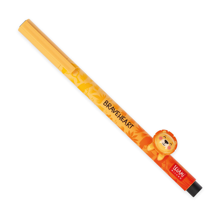 Penna Gel Lovely Friends  Lion Inchiostro Nero