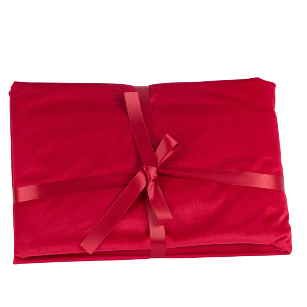 Tovaglia Velluto Rosso 145x240cm