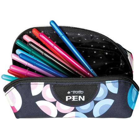 Pen Pochette Pop Con 12 Pennarelli Rosa/azzurro
