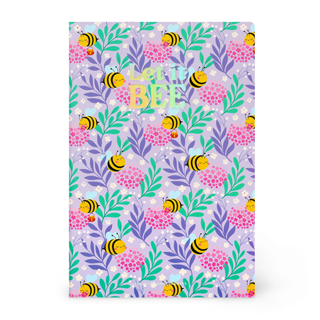 Notebook Medium Lined L14.2xh21cm  Bee