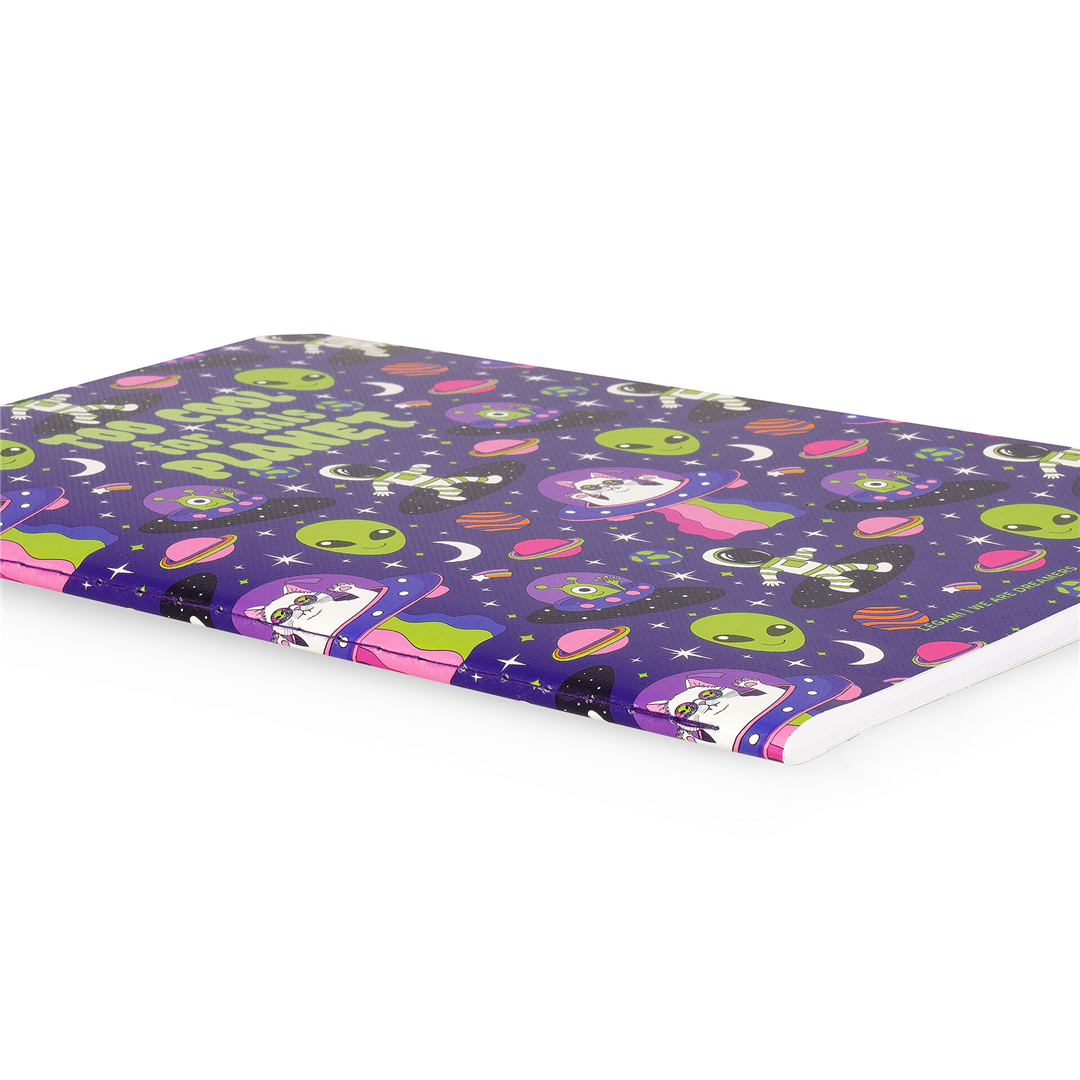 Notebook Medium Plain L14.2xh21cm Travel — immagine 3