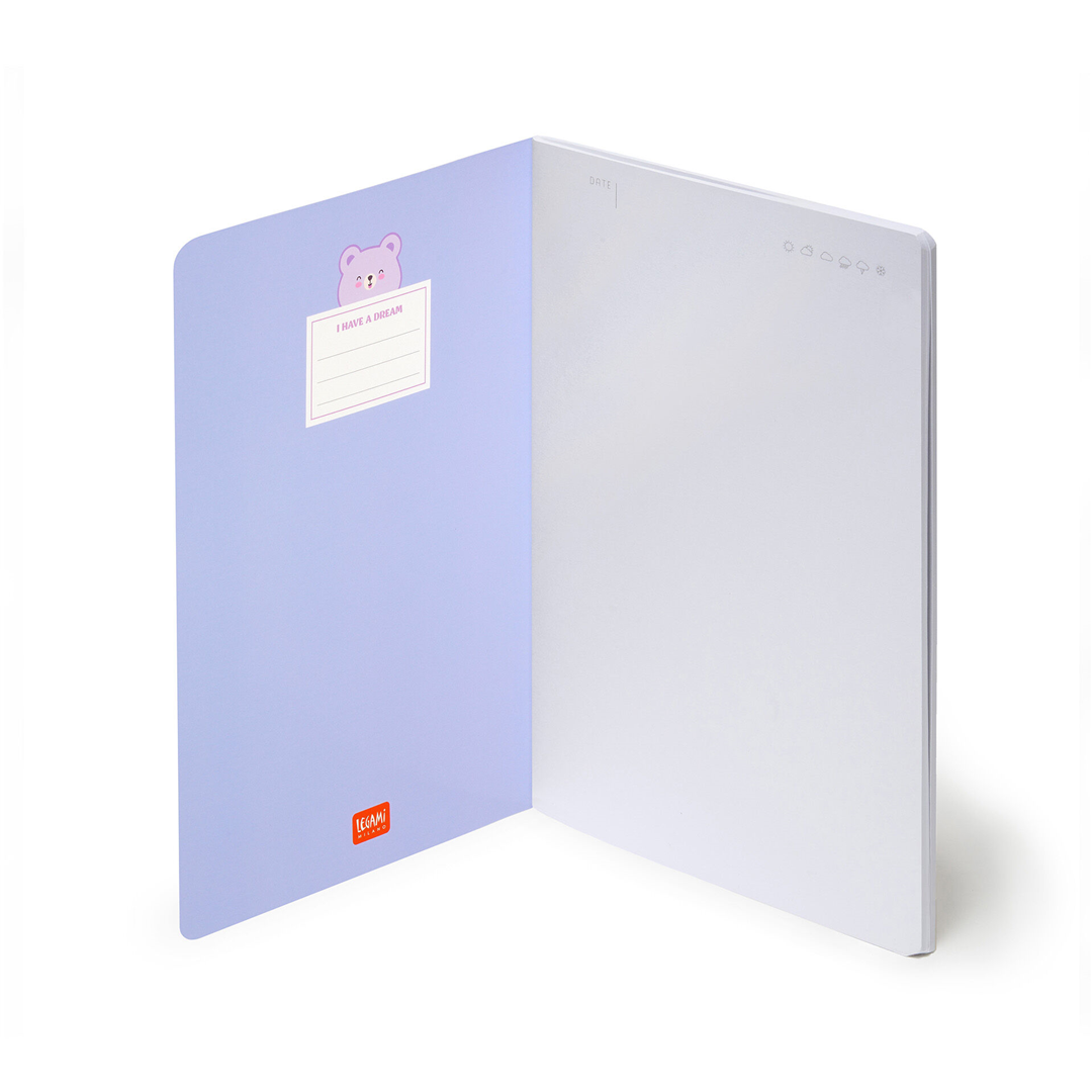 Notebook Medium Plain L14.2xh21cm Travel — immagine 2