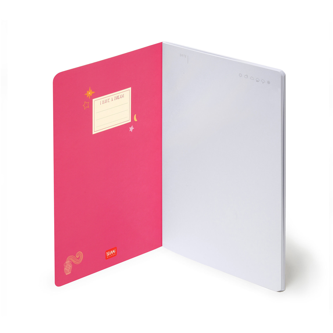 Notebook Medium Plain L14.2xh21cm  Travel — immagine 2