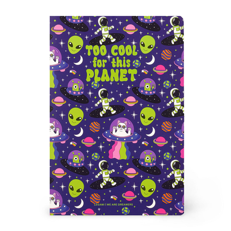 Notebook Large Lined L18.5xh24.8cm  Space