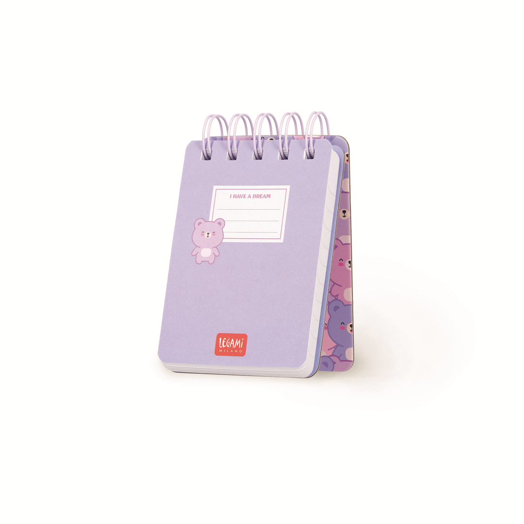 Spiral Notebook Mini Lined Teddy Bear — immagine 2