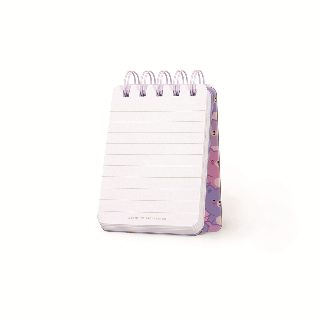 Spiral Notebook Mini Lined Teddy Bear — immagine 3