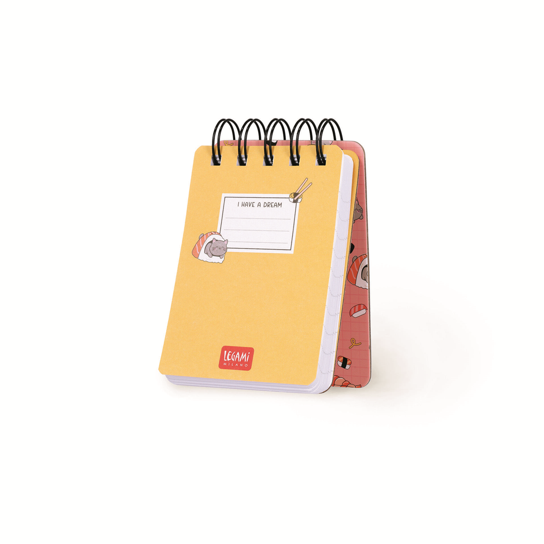 Spiral Notebook Mini Lined Sushi Cat — immagine 2