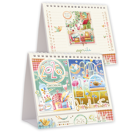 Calendario Tavolo  11.5x16.5cm 2027