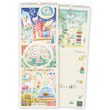 Calendario Spirale  44.5x16.5cm 2027