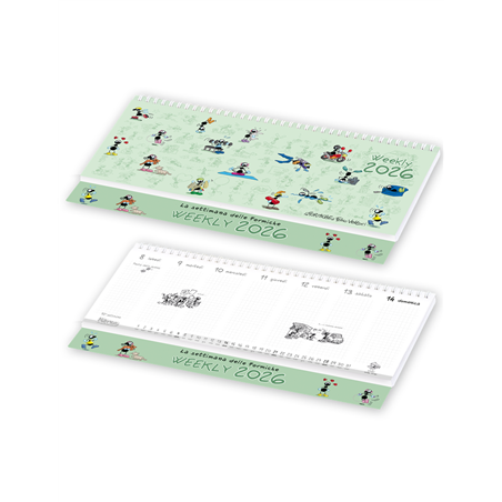 Weekly Da Tavolo Formiche 16.5x32cm 2027