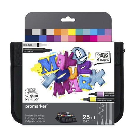 Astuccio Misto In Tessuto Pezzi 25 Modern Lettering