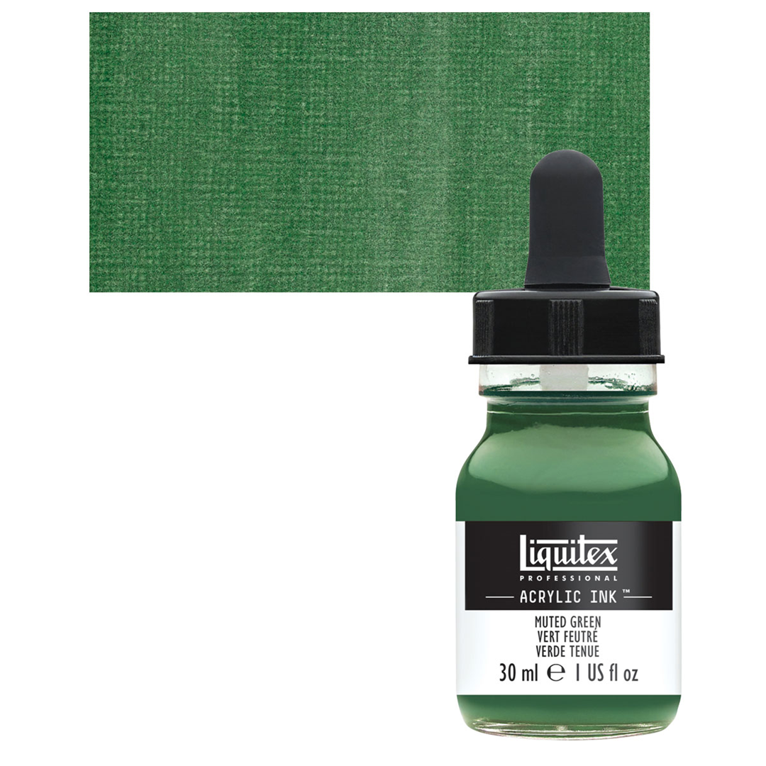Inchiostro Ink Acrilic Ml30  501-Verde Tenue — immagine 2