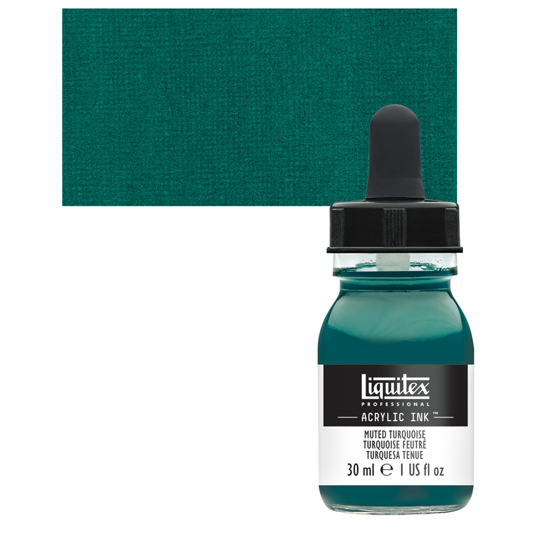 Inchiostro Ink Acrilic Ml30  503-Turchese Tenue — immagine 2