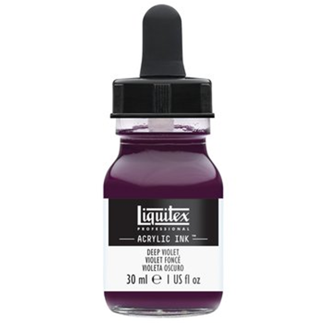 Inchiostro Acrilico Extra-Fine Acrylic Ink! Ml. 30 - 115 Violetto Scuro — immagine 2