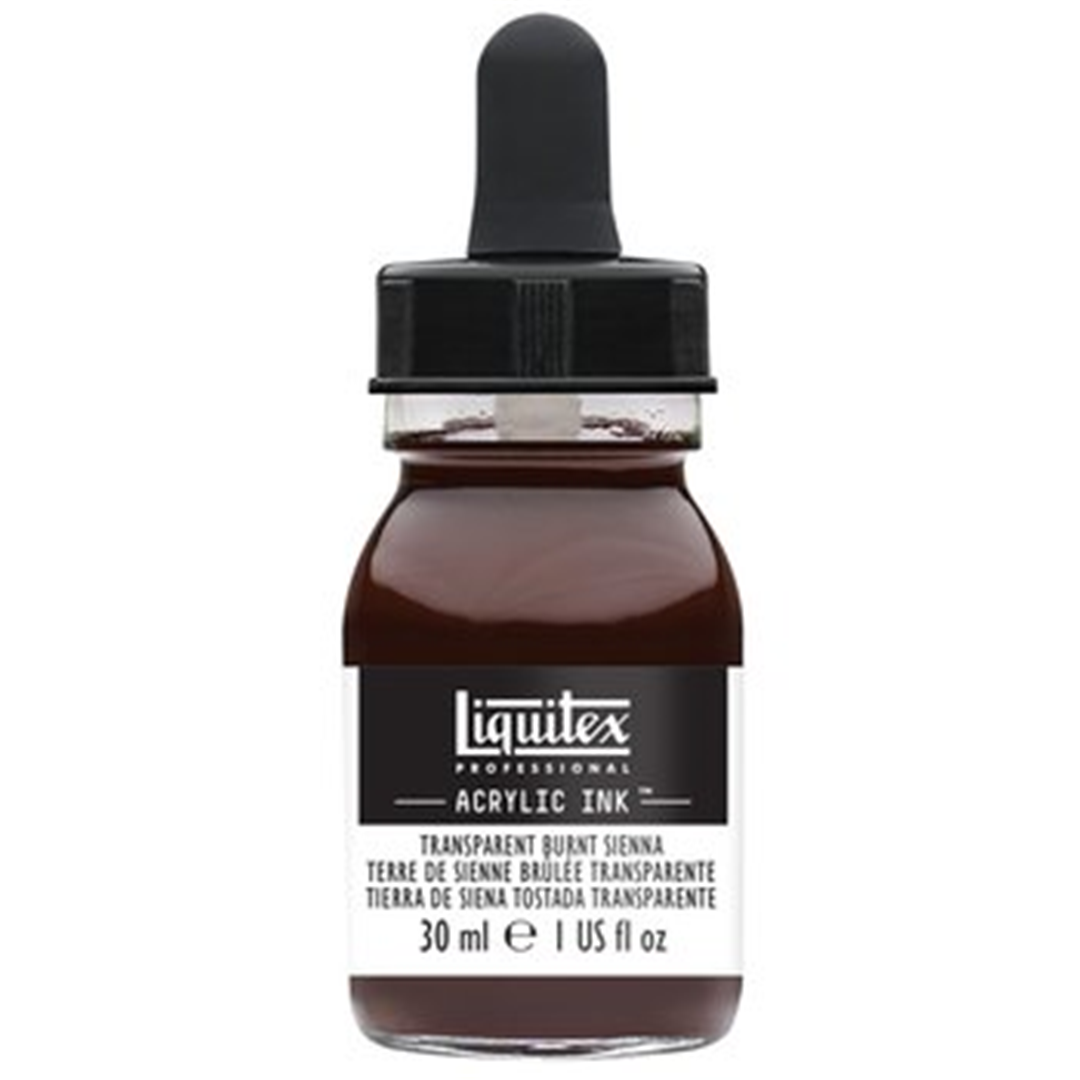 Inchiostro Acrilico Extra-Fine Acrylic Ink! Ml. 30 - 129 Terra Di Siena Bruciata Trasparente — immagine 3