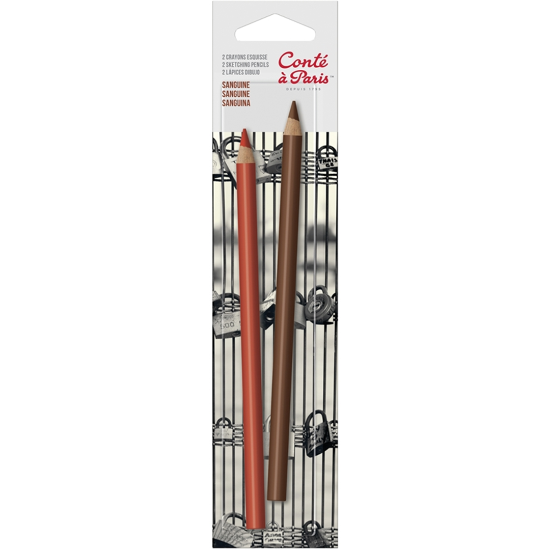 Set Matite Pezzi 2 Sanguigna/seppia — immagine 2
