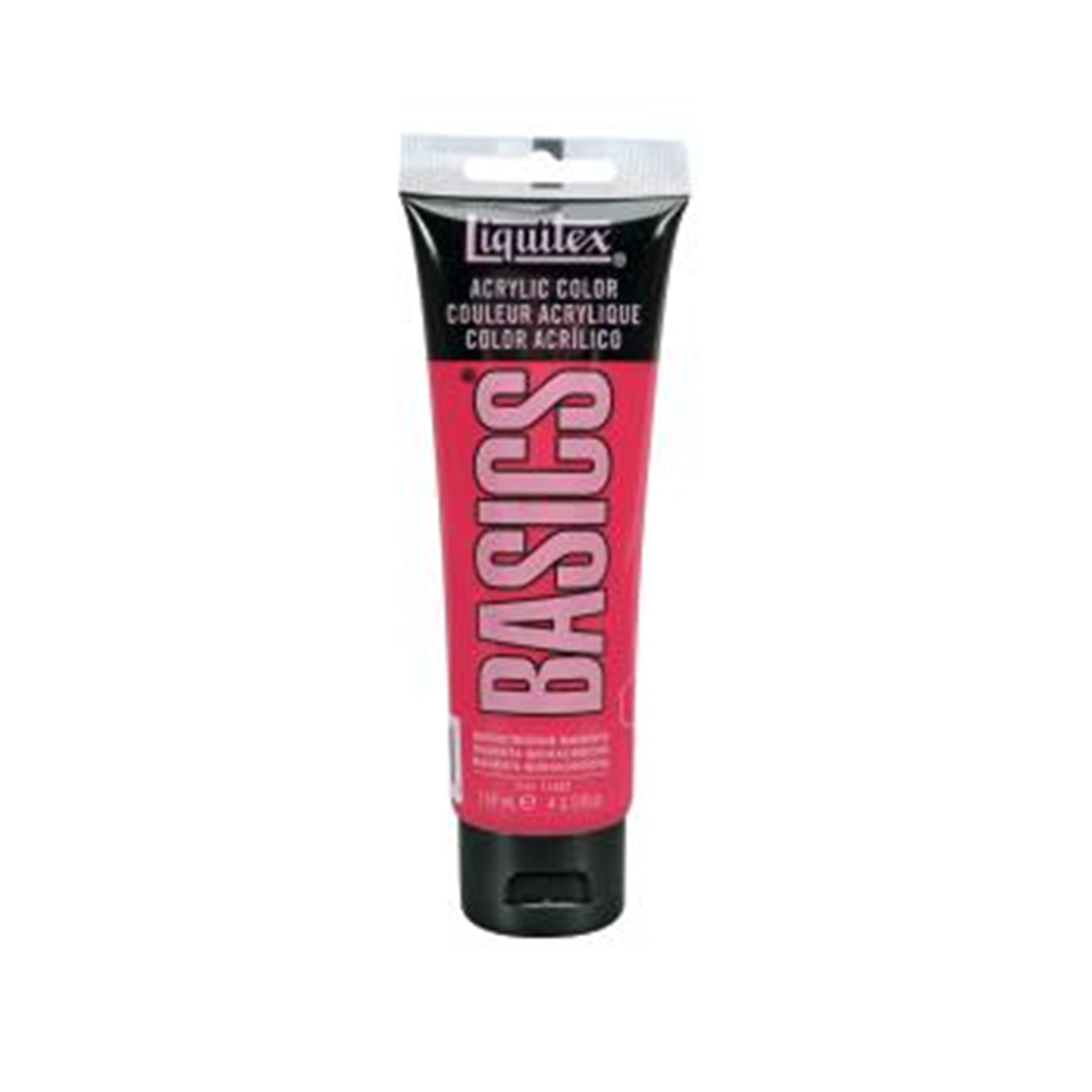 Colore Acrilico Basics Ml. 118 - 114 Magenta Quinacridone — immagine 2