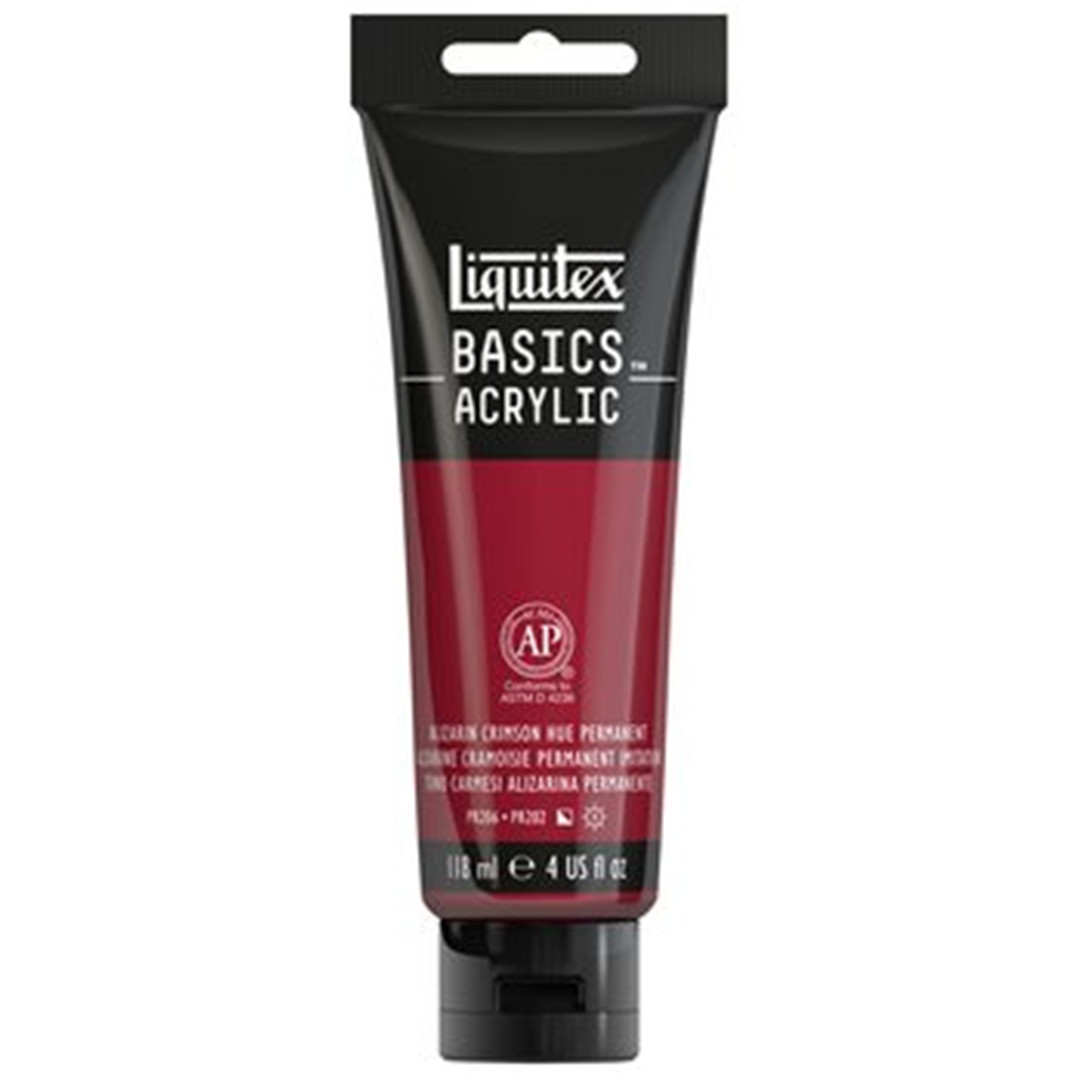 Colore Acrilico Basics Ml. 118 - 116 Carminio Di Alizarina Permanente — immagine 3