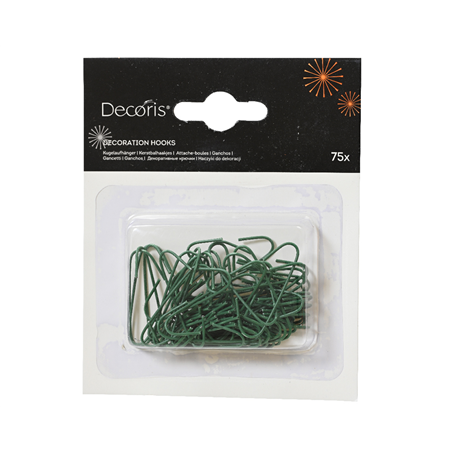 Gancio Per Sfera Metal Verde 75pz