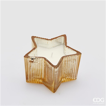 Candela Stella H6.5cm D10.5cm Amber