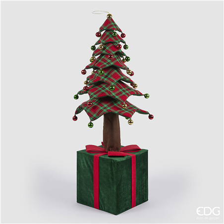 Albero Con Pacco Dono Telescopico H150cm Scottish