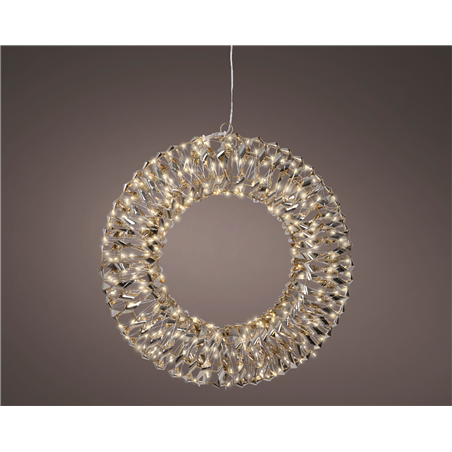 Corona D38cm 400led Flashing Effect Gold