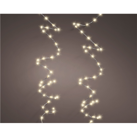 Filo 756microled Extra Dense 12mt Twinkle Eff Bianco Caldo Da Esterno