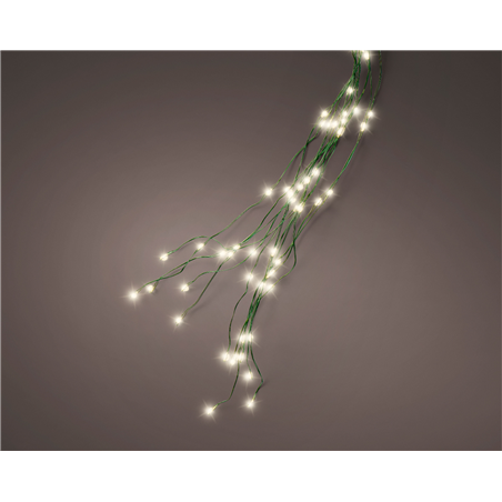 Grappolo 16 Fili 832led 24m Tflashing Effec Bianco Caldo Da Esterno