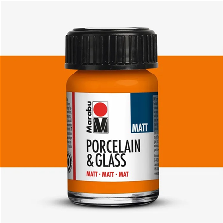 Colore Porcellana E Vetro Opaco Ml15 013-Arancio