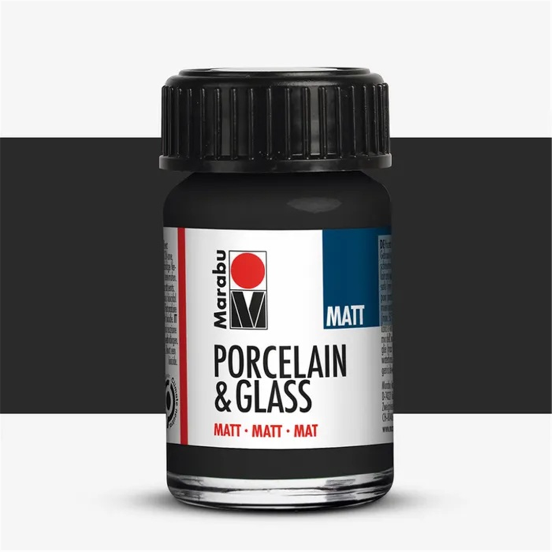 Colore Porcellana E Vetro Opaco Ml15 073-Nero