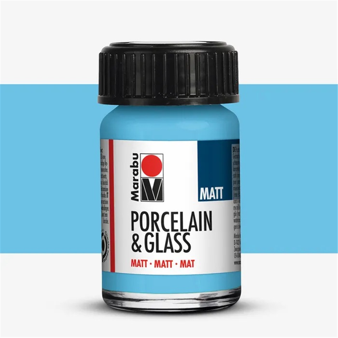 Colore Porcellana E Vetro Opaco Ml15 090-Blu Chiaro