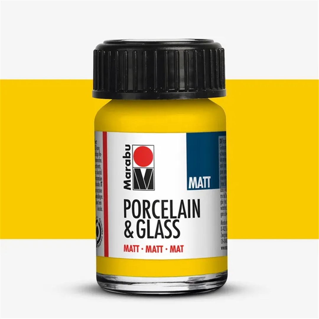 Colore Porcellana E Vetro Opaco Ml15 220-Giallo Sole