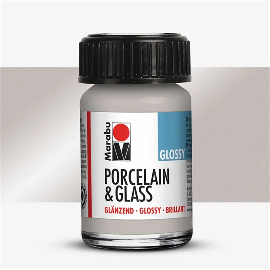 Colore Porcellana E Vetro Lucido Ml15 782-Argento