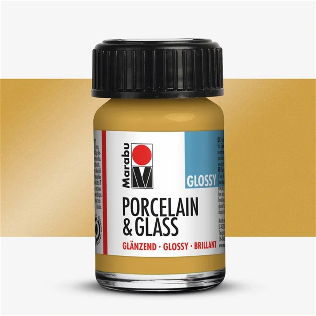 Colore Porcellana E Vetro Lucido Ml15 784-Oro