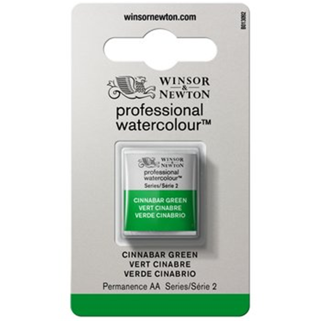 Professional Water Colour 1/2 Godet Awc Sr.2 Verde Cinabro — immagine 3