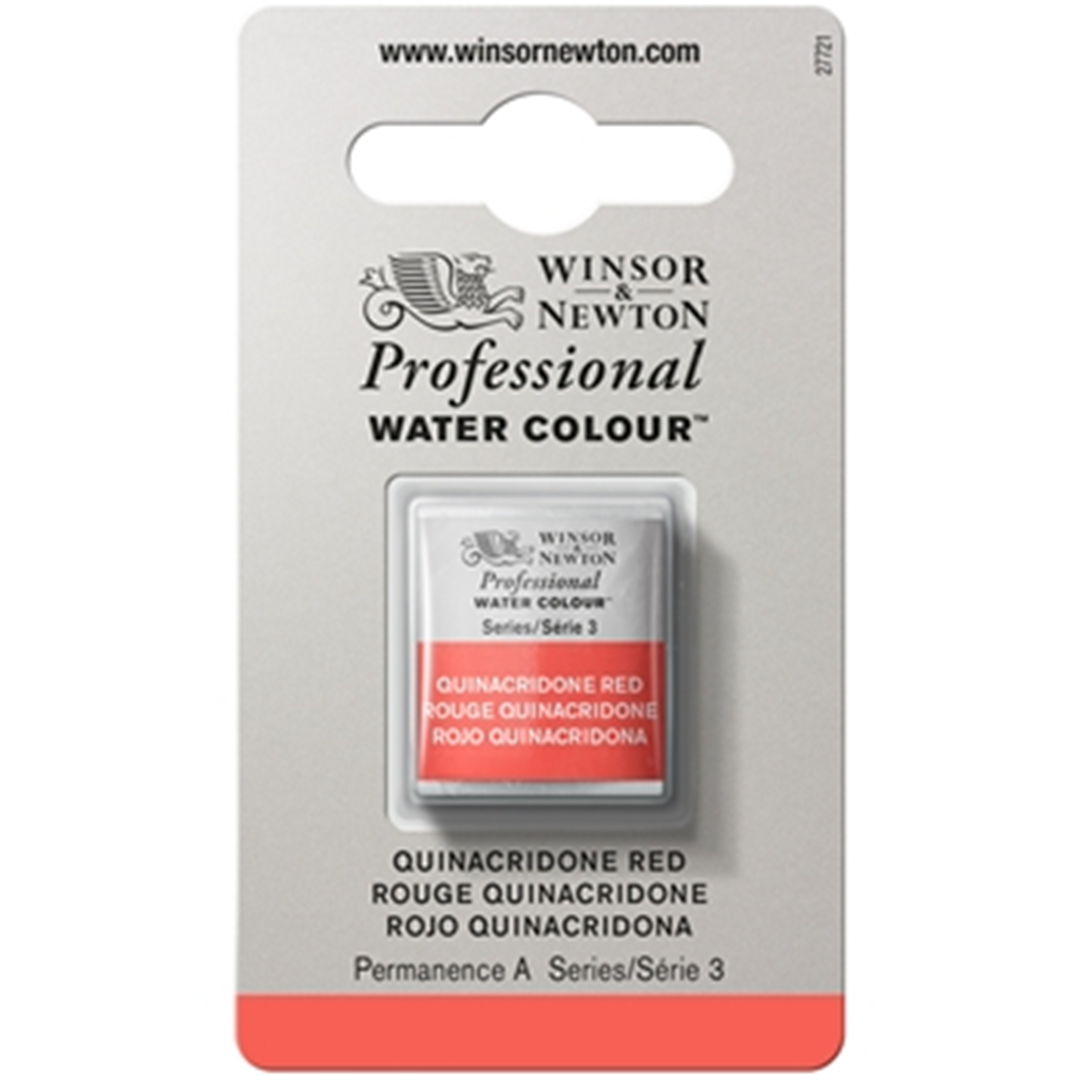 Professional Water Colour 1/2 Godet Awc  Serie 3 - Colore Rosso Quinacridone — immagine 3