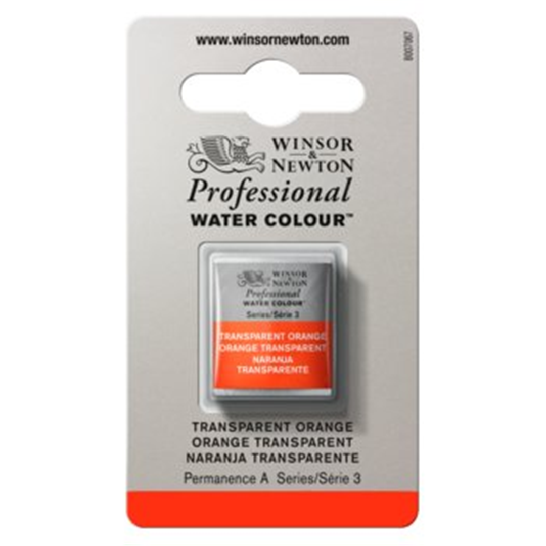Professional Water Colour 1/2 Godet Awc  Serie 3 - Colore 650 Arancio Trasparente Privo Di Cadmio — immagine 2