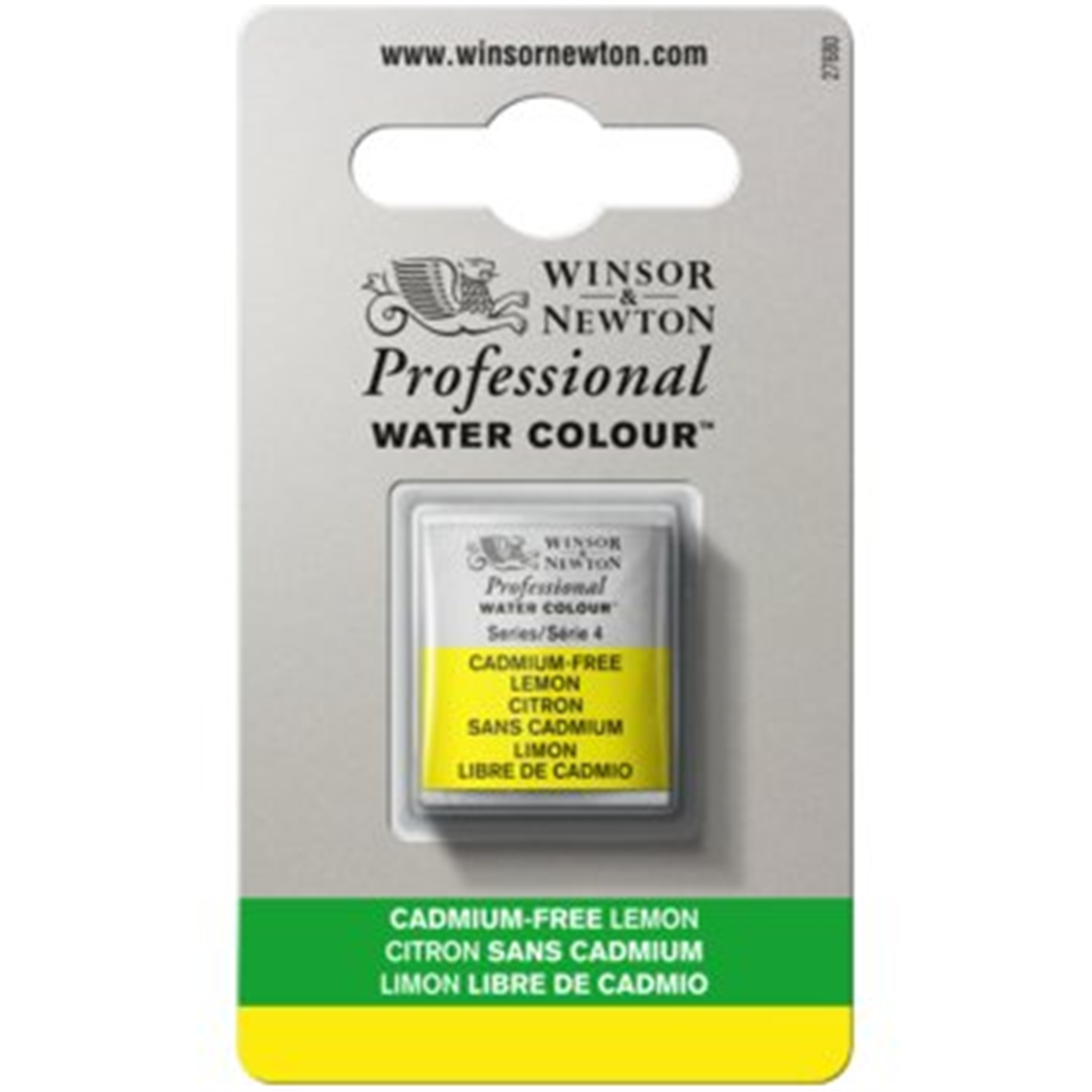 Professional Water Colour 1/2 Godet Awc  Serie 4 - Colore 898 Giallo Limone Privo Di Cadmio — immagine 2
